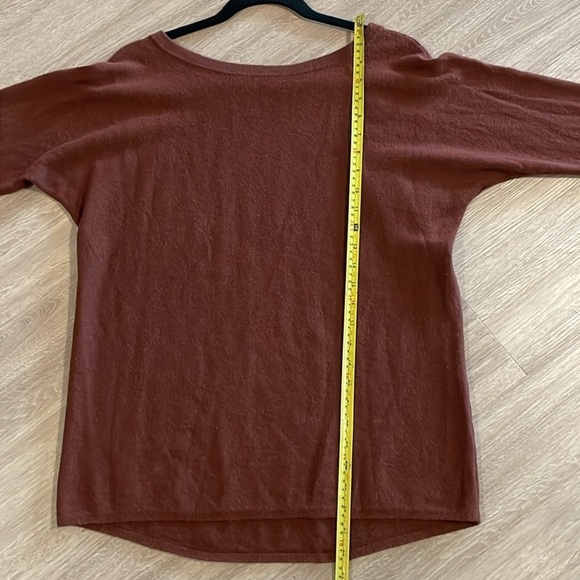 Vince Women’s Pull Over Sweater Small Brown Wool & Cashmere Comfy Contemporary - Picture 11 of 12